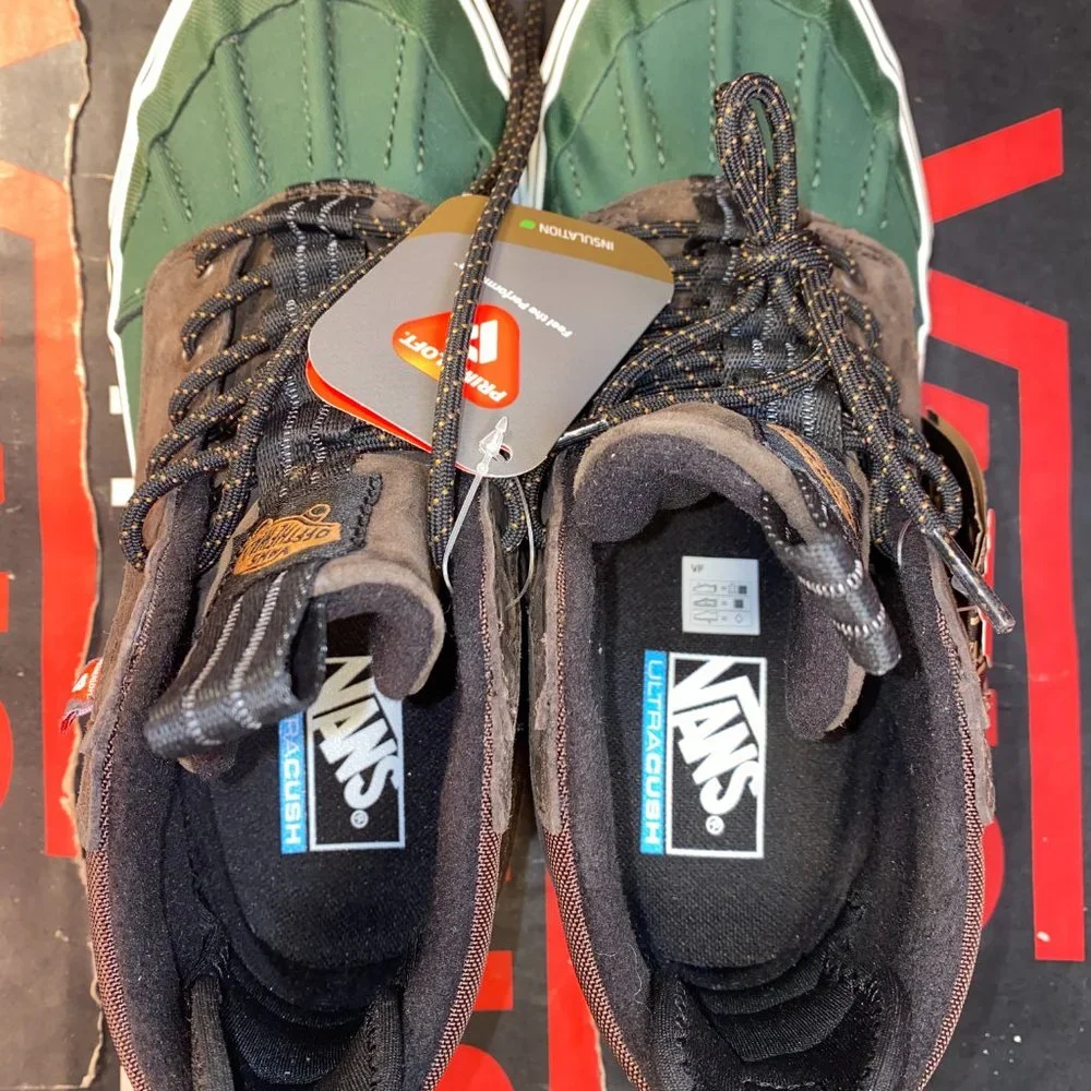Vans Sk8-HI Del Pato MTE-2 All Weather Brown & Green Men's 7.5 VN0A5JMNBGS